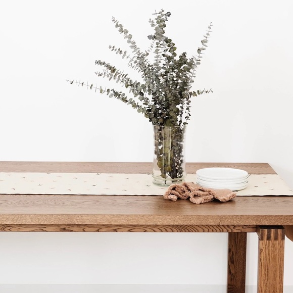 Gathre Table Runner Mat 8 feet ft Tiny Rainbow boho - Picture 1 of 4